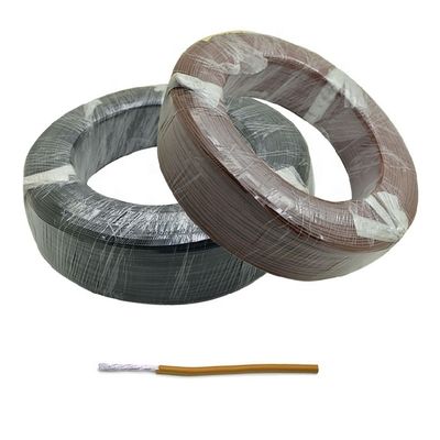 24awg 19/36 ПФА изоляция серебристый медный провод с химической устойчивостью и 9 цветов