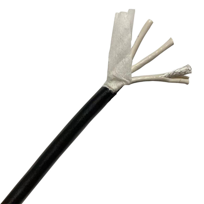 Черные кабели изоляции PUR PVC цвета пылают - retardant кабель