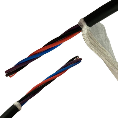 PVC проводника 0.75mm Multi изолировал обшитые ядри кабеля 4
