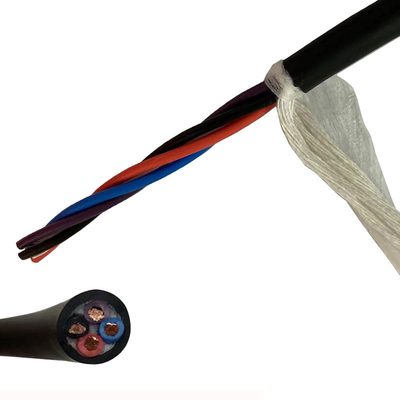 PVC проводника 0.75mm Multi изолировал обшитые ядри кабеля 4